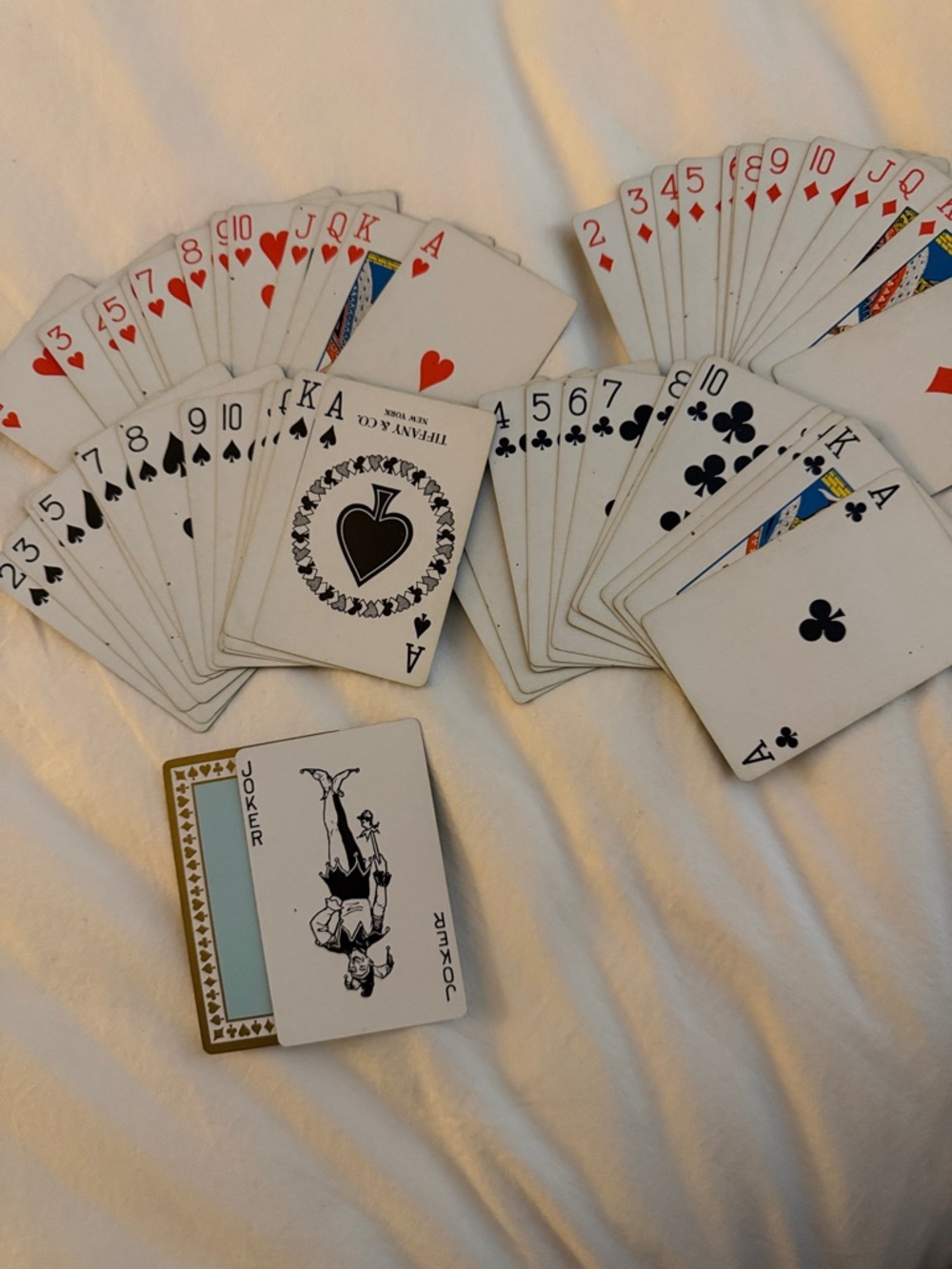 Vintage Tiffany & Co. Playing Card Set with Decorative Green & Blue Box - Picture 4 of 5